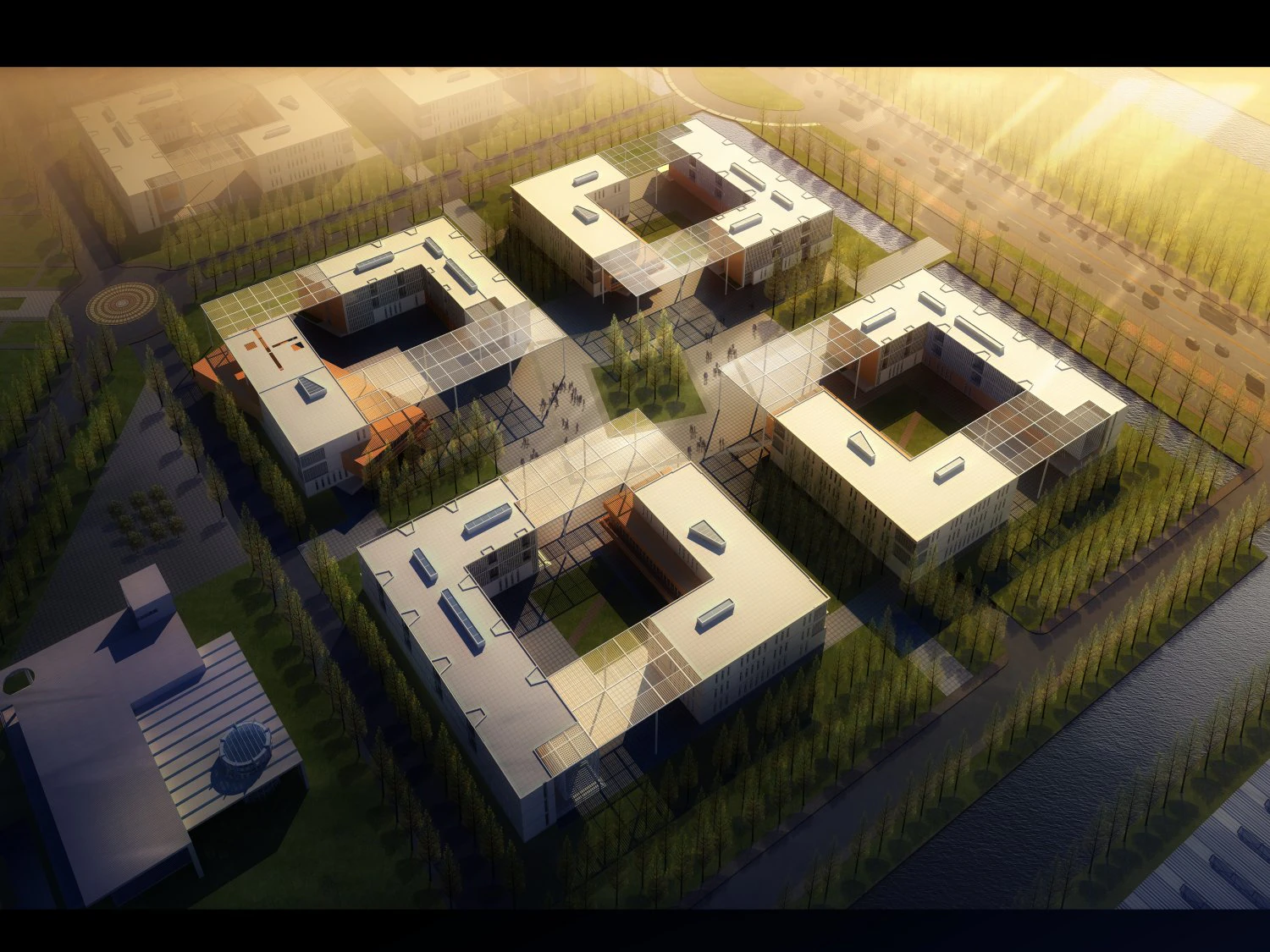 3d building 612 3D Model .c4d .max .obj .3ds .fbx .stl .blend 