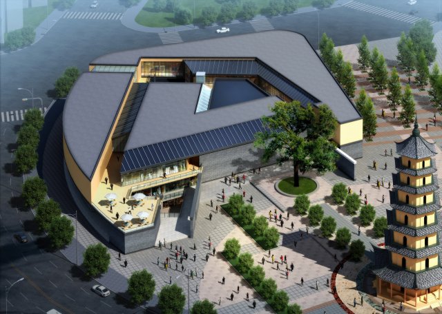 3d building 616 3D 模型 .c4d .max .obj .3ds .fbx .stl .blend