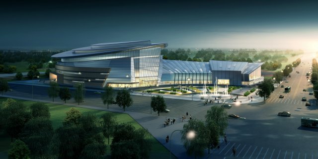 3d building 619 3D Model .c4d .max .obj .3ds .fbx .stl .blend 