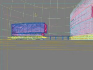 3d building 621 3D Model