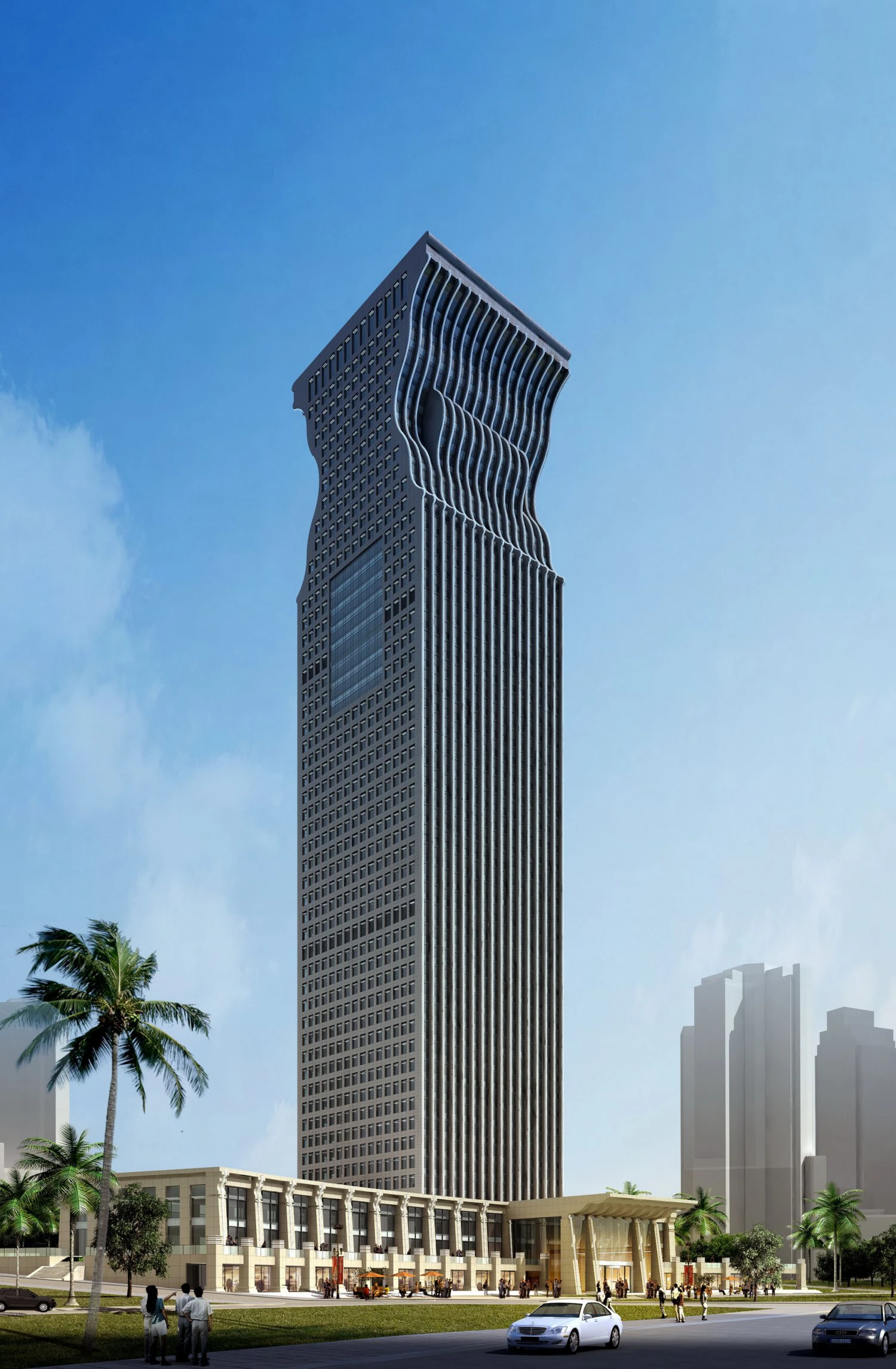 3d building 623 3D Model .c4d .max .obj .3ds .fbx .stl .blend 