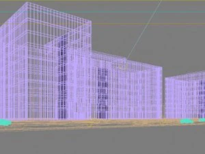 3d building 627 3D Model