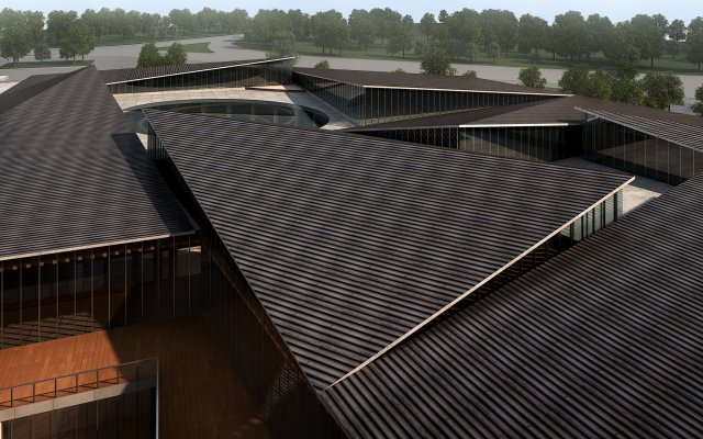 3d building 640 3D Модель .c4d .max .obj .3ds .fbx .stl .blend 