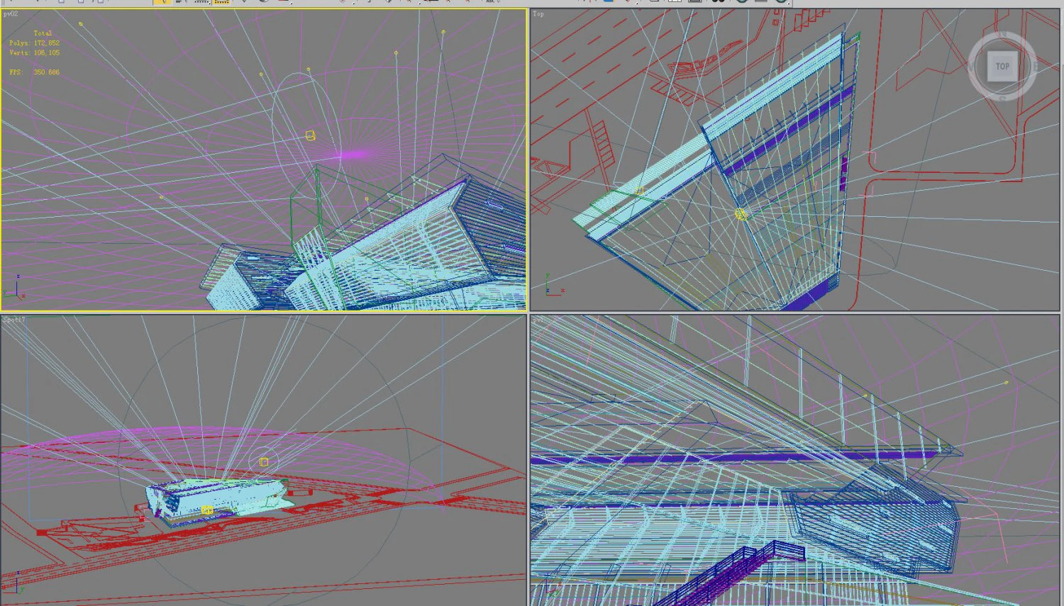 3d building 644 3D Model .c4d .max .obj .3ds .fbx .stl .blend 