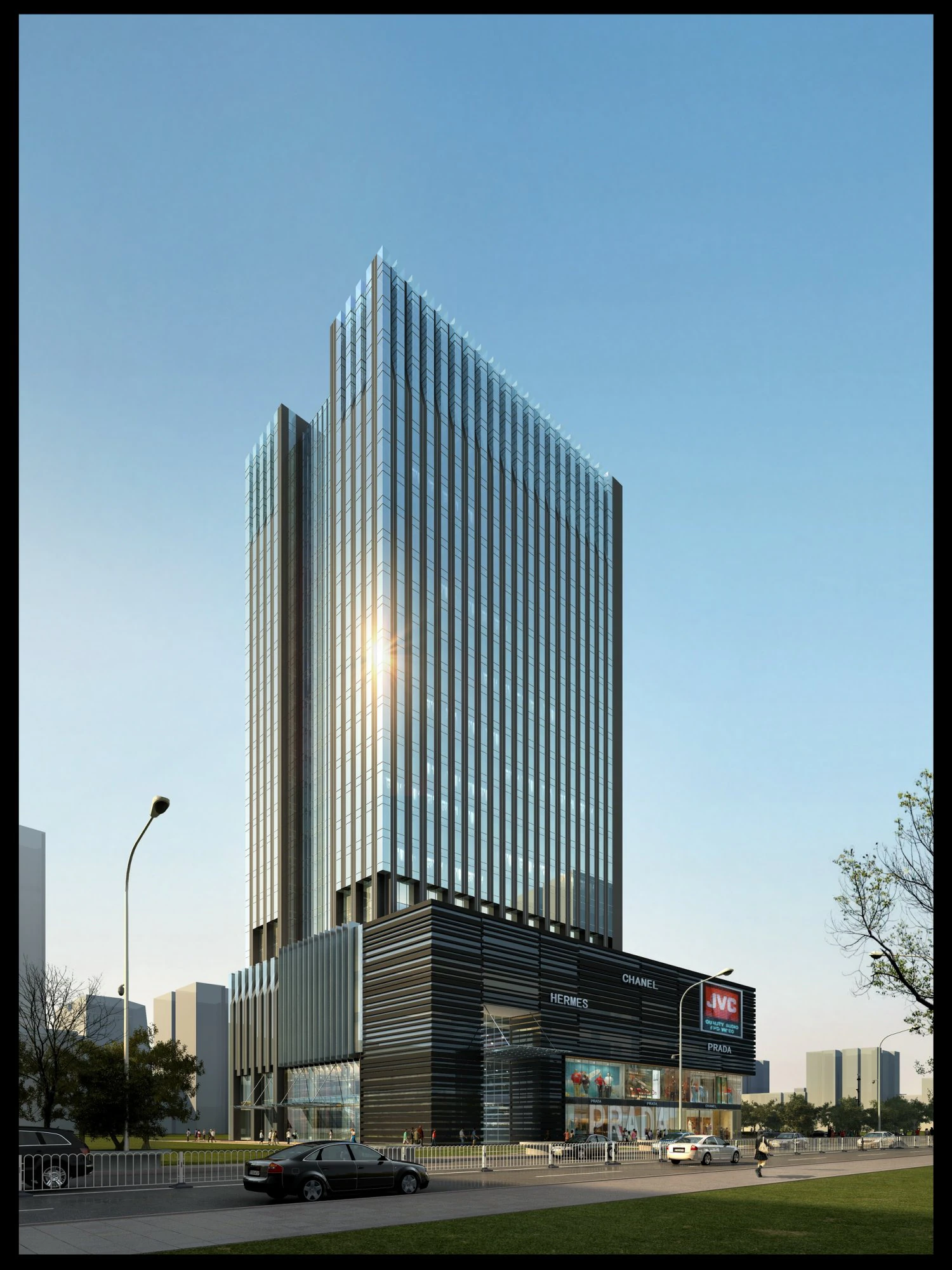 3d building 647 3D Model .c4d .max .obj .3ds .fbx .stl .blend 