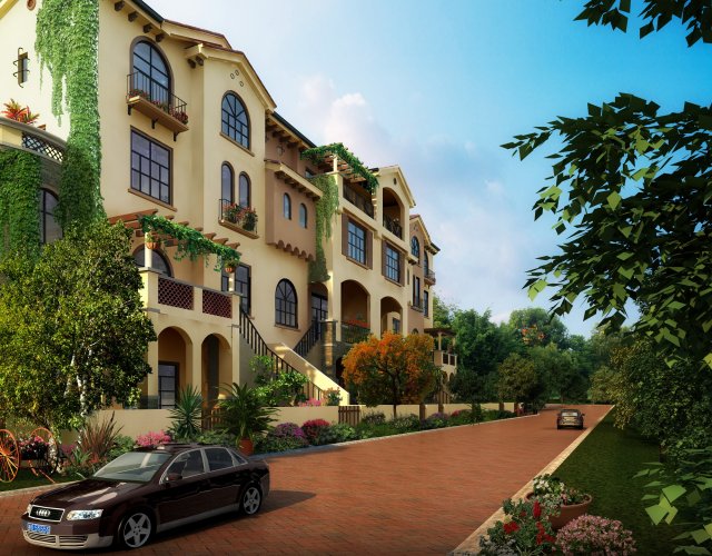 3d building 660 3D 모델 .c4d .max .obj .3ds .fbx .stl .blend 