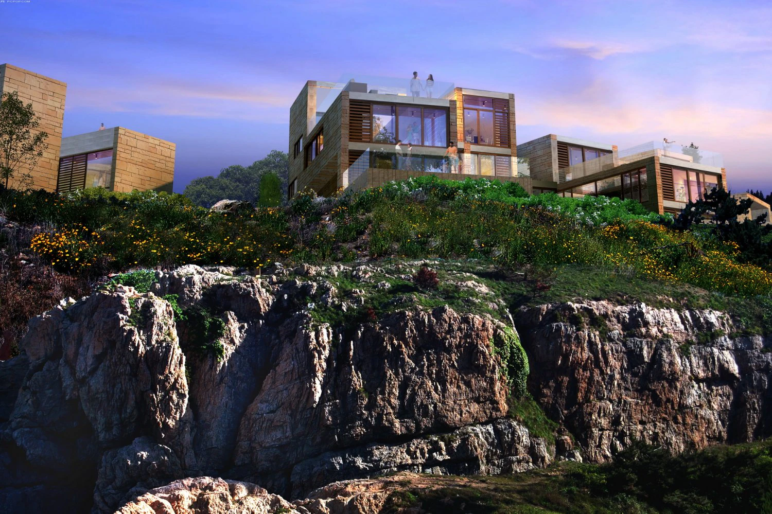 3d building 664 3D Model .c4d .max .obj .3ds .fbx .stl .blend 