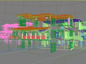 3d building 668 3D Model
