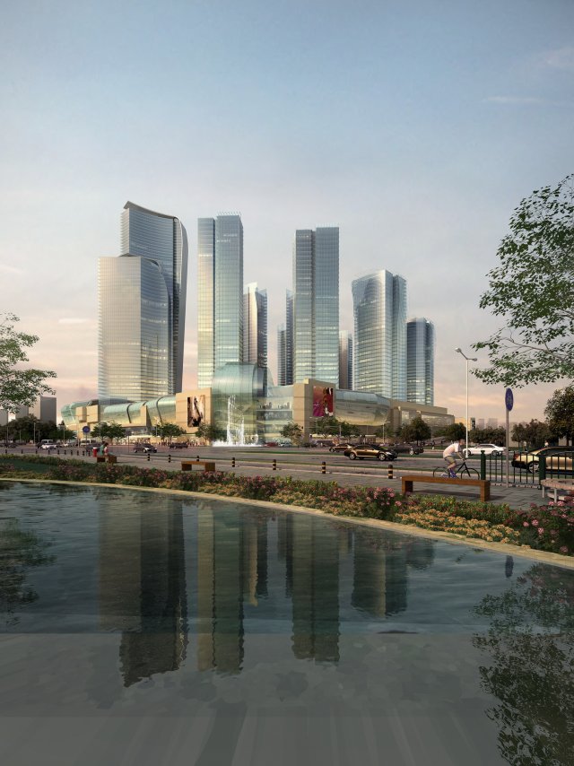 3d building 680 3D Model .c4d .max .obj .3ds .fbx .stl .blend 
