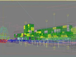 3d building 686 3D Model