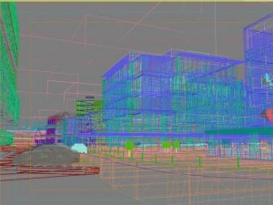 3d building 703 3D Model