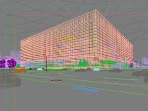 3d building 707 Modelo 3D