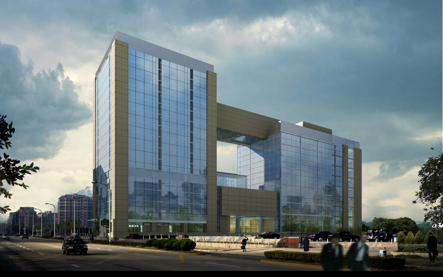 3d building 713 3D Model .c4d .max .obj .3ds .fbx .stl .blend 