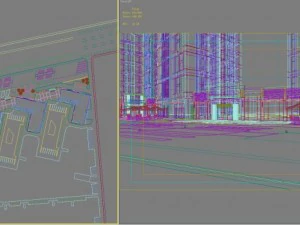 3d building 744 3D Model