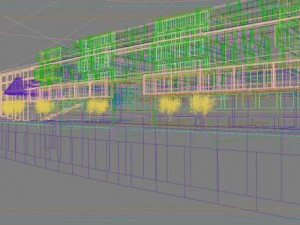 3d building 757 3D Model