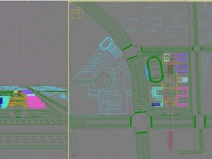 3d building 801 3D Model