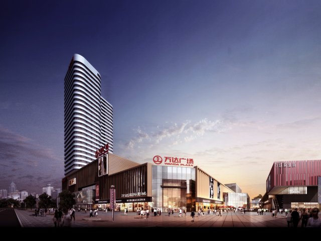 3d building 813 3D Model .c4d .max .obj .3ds .fbx .stl .blend 