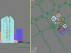 3d building 817 3D Model