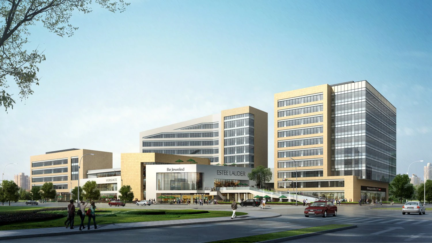 3d building 818 3D Model .c4d .max .obj .3ds .fbx .stl .blend 
