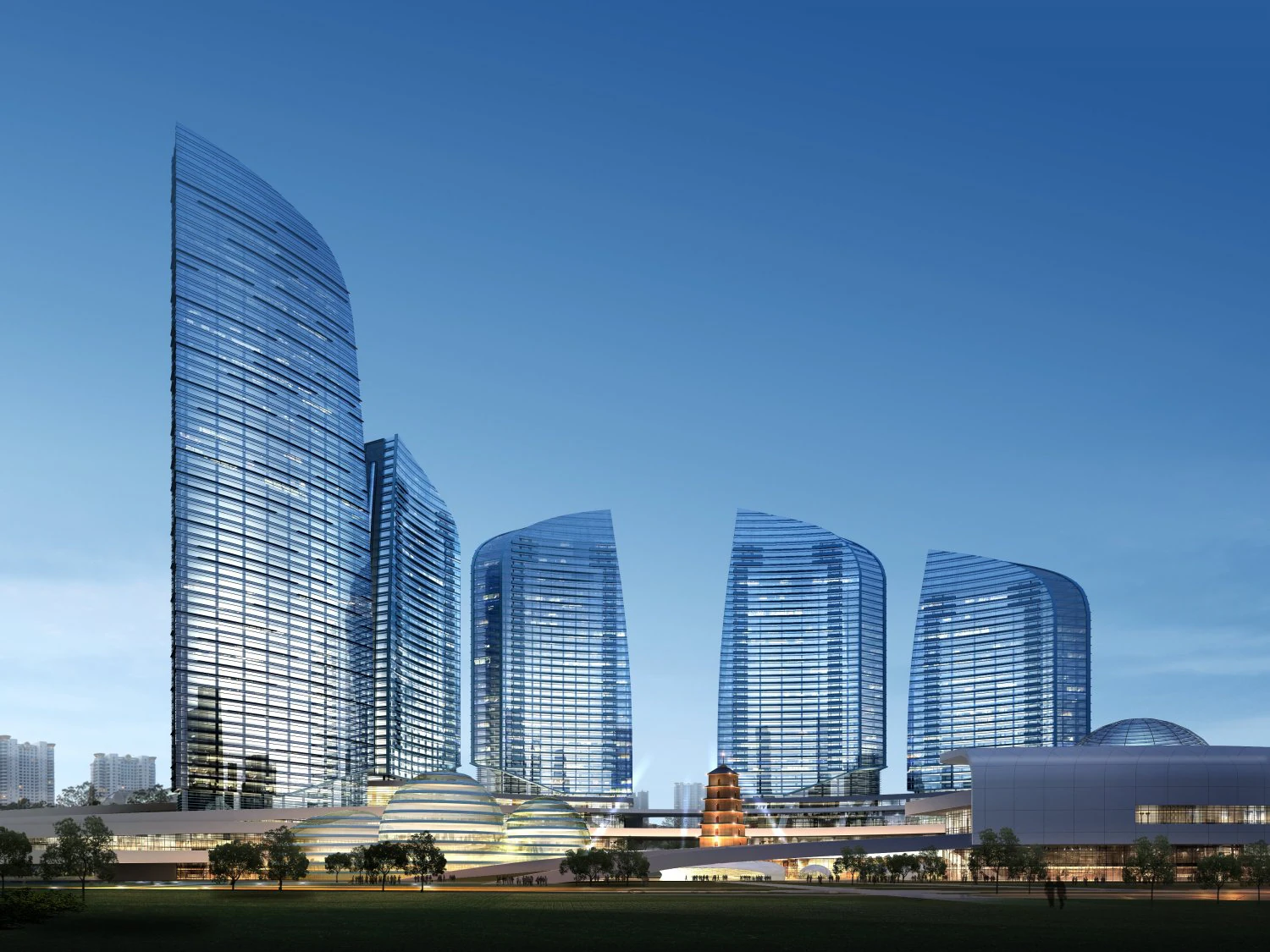 3d building 822 3D Model .c4d .max .obj .3ds .fbx .stl .blend