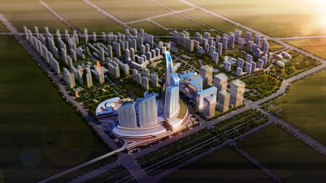3d building 823 3D Model .c4d .max .obj .3ds .fbx .stl .blend 