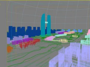 3d building 838 3D Model