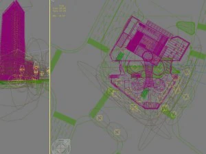 3d 건물 843 3D 모델