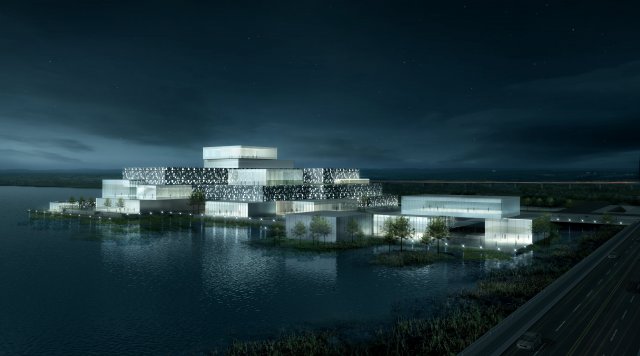 3d building 845 3D Модель .c4d .max .obj .3ds .fbx .stl .blend 
