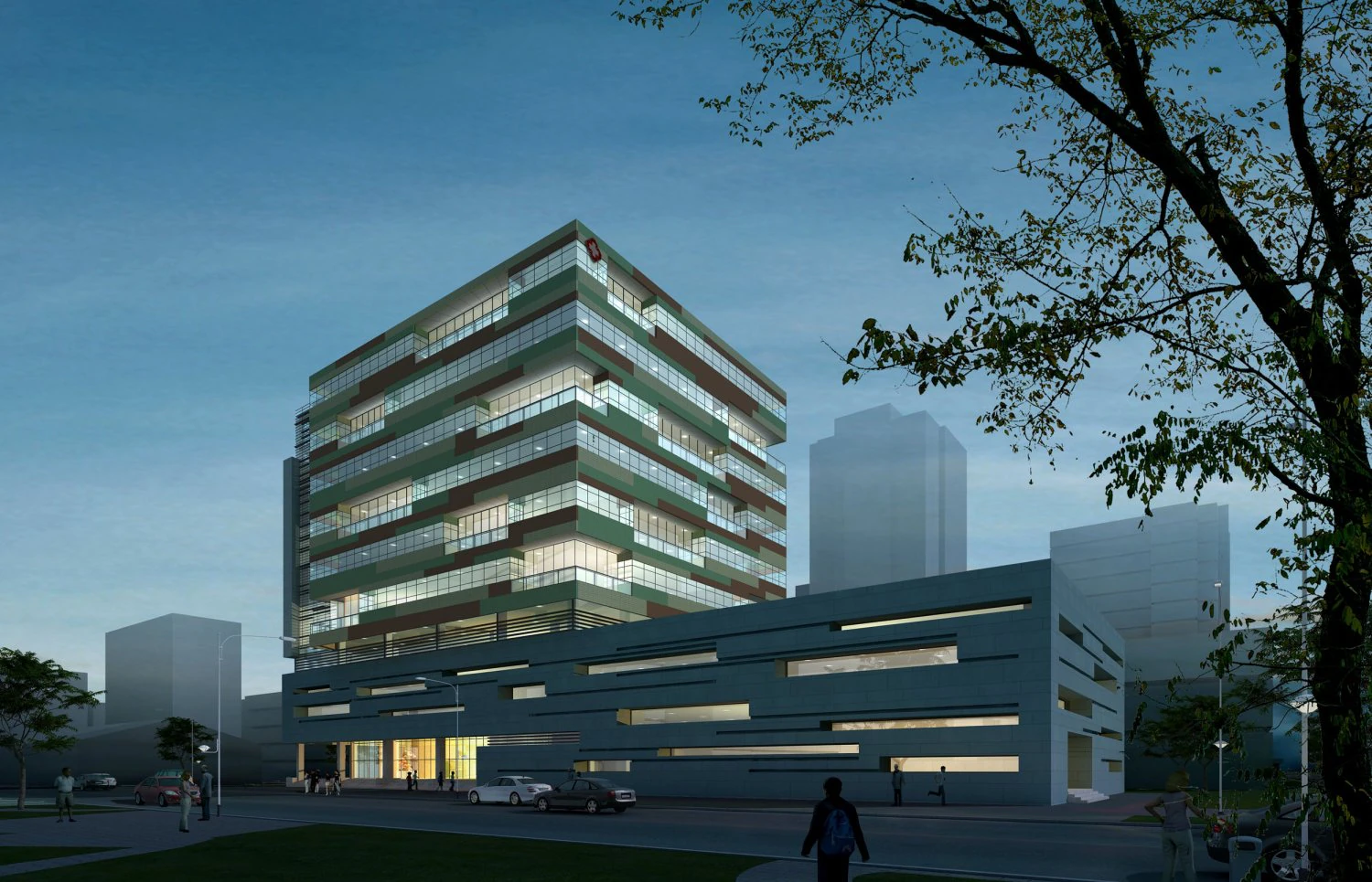 3d building 847 3D Model .c4d .max .obj .3ds .fbx .stl .blend