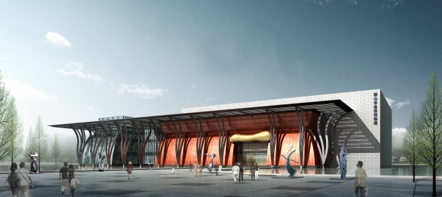 3d building 850 3D Модель .c4d .max .obj .3ds .fbx .stl .blend 