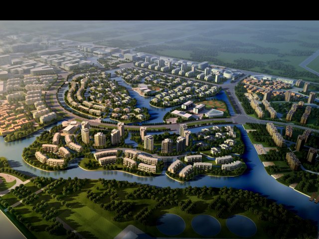 3d building 854 Modello 3D .c4d .max .obj .3ds .fbx .stl .blend 