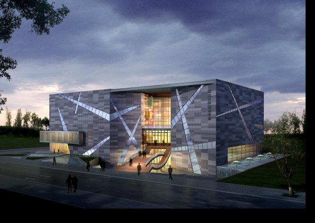 3d building 855 Modelo 3D .c4d .max .obj .3ds .fbx .stl .blend 