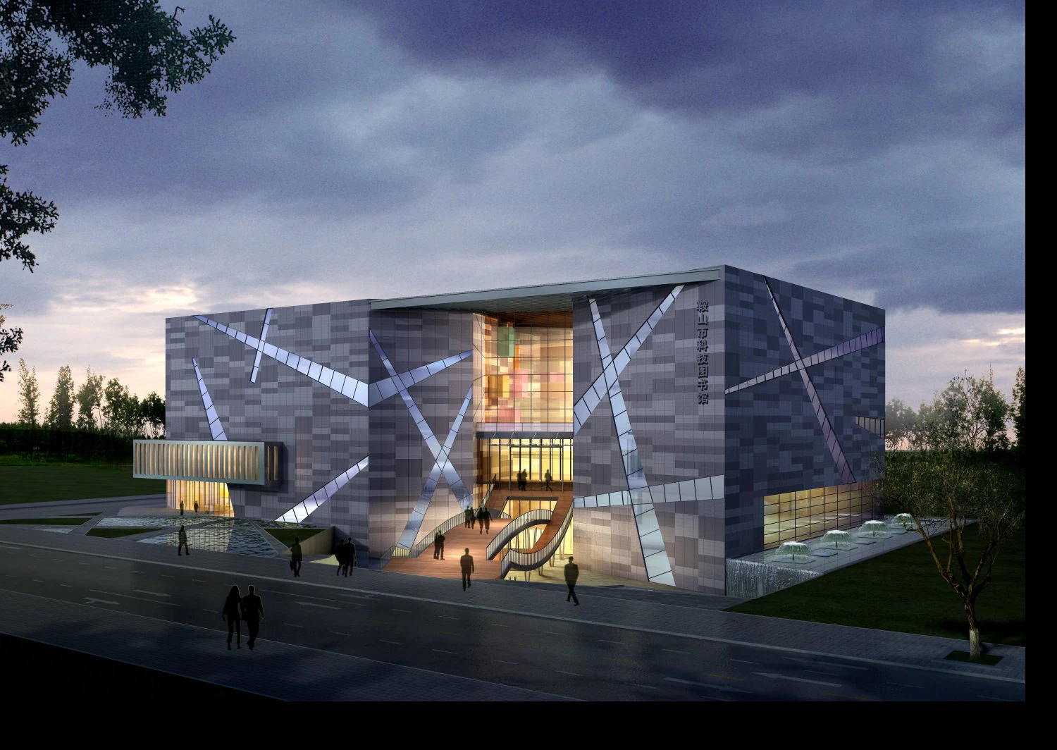 3d building 855 3D Model .c4d .max .obj .3ds .fbx .stl .blend 