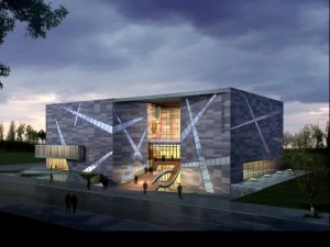 Edificio 3D 855 Modello 3D