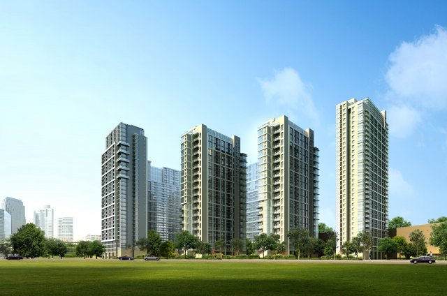 3d building 860 Model 3D .c4d .max .obj .3ds .fbx .stl .blend