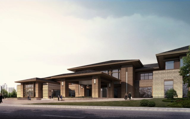 3d building 867 3D Model .c4d .max .obj .3ds .fbx .stl .blend 