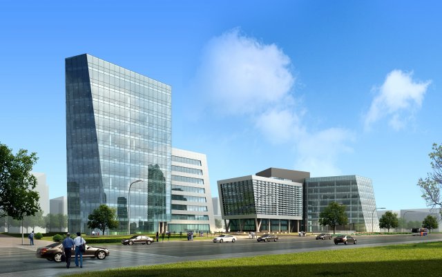 3d building 869 3D Модель .c4d .max .obj .3ds .fbx .stl .blend 