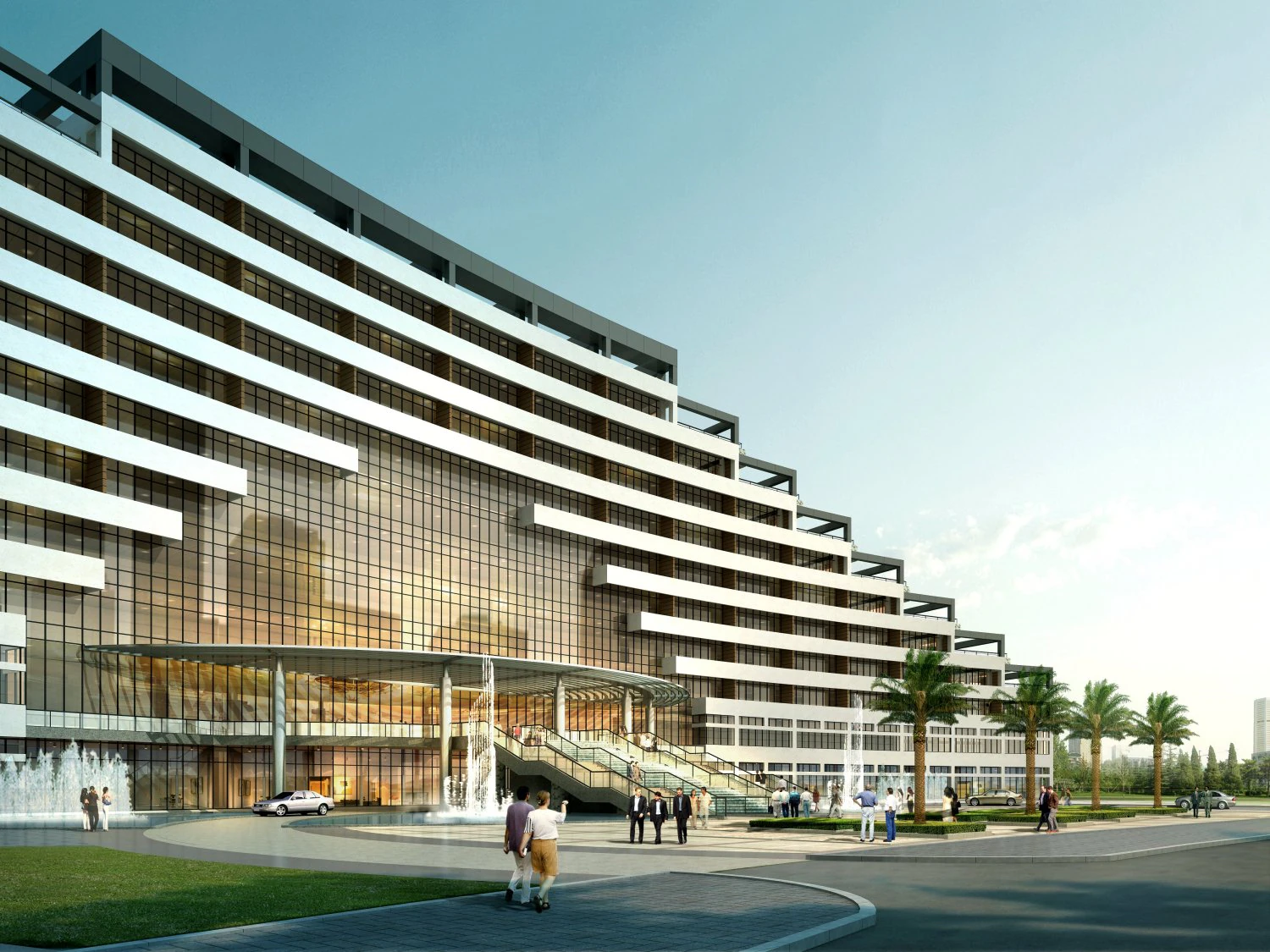 3d building 875 3D Model .c4d .max .obj .3ds .fbx .stl .blend 