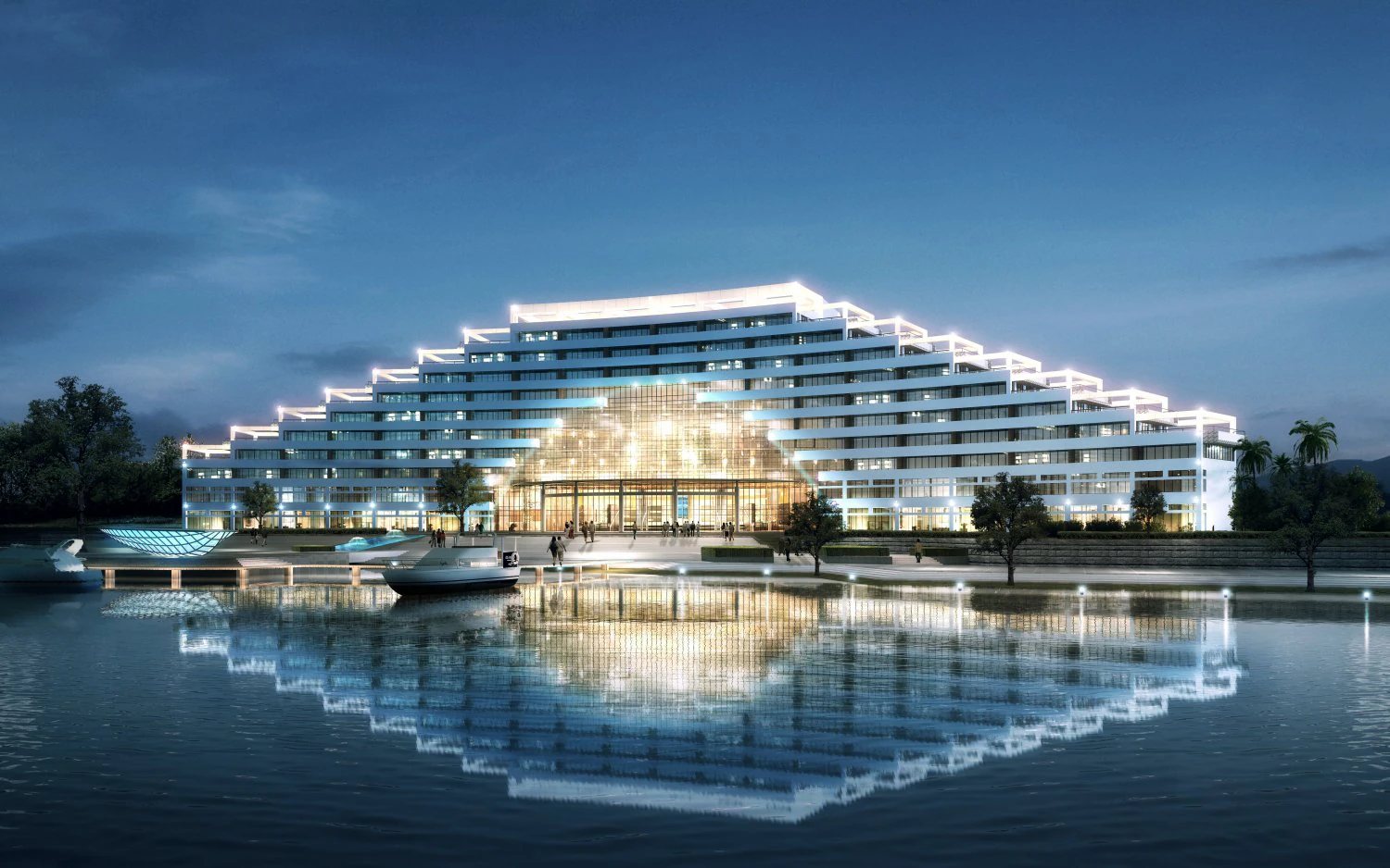 3d building 876 3D Model .c4d .max .obj .3ds .fbx .stl .blend 