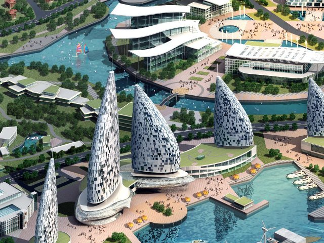 3d building 879 3D Model .c4d .max .obj .3ds .fbx .stl .blend 