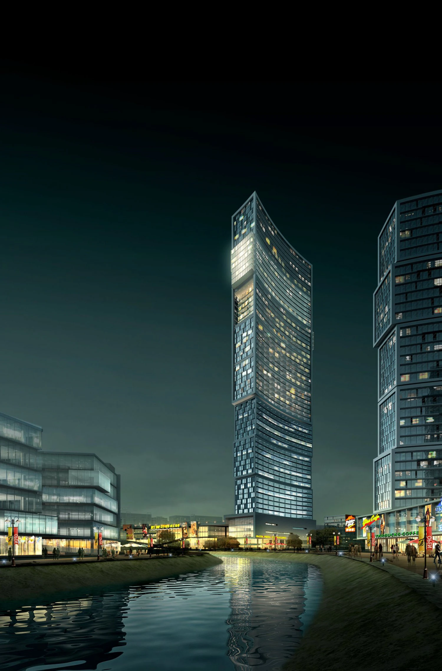 3d building 883 3D Model .c4d .max .obj .3ds .fbx .stl .blend 