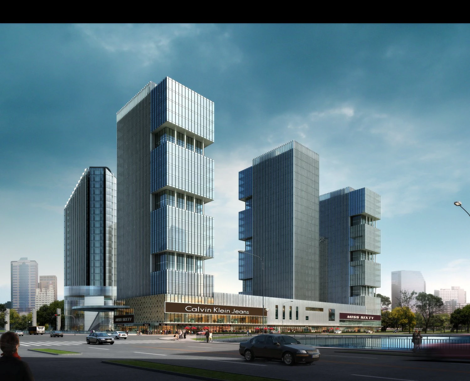 3d building 884 3D Model .c4d .max .obj .3ds .fbx .stl .blend 