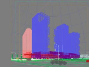 3d building 884 3D Model