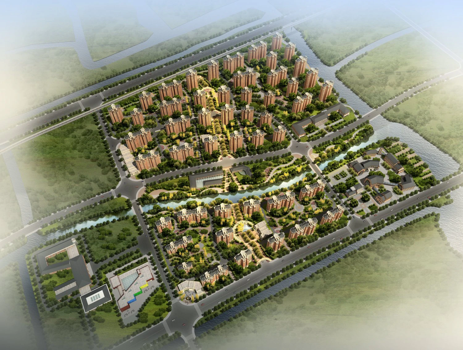 3d building 887 3D Model .c4d .max .obj .3ds .fbx .stl .blend 
