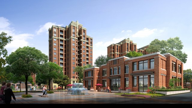 3d building 890 3D-Modell .c4d .max .obj .3ds .fbx .stl .blend 