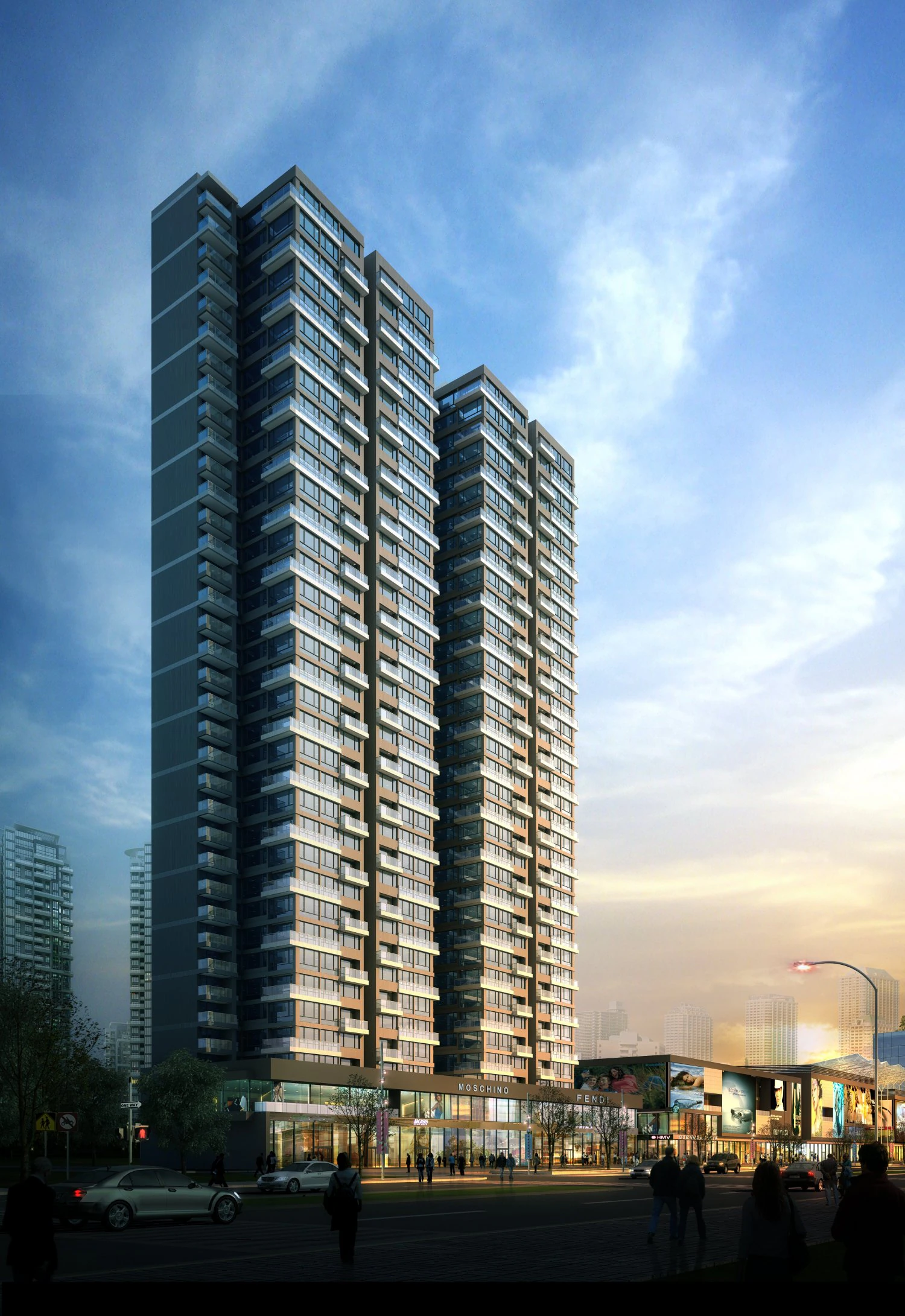 3d building 897 3D Model .c4d .max .obj .3ds .fbx .stl .blend 