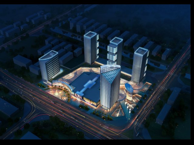 3d building 902 3D 모델 .c4d .max .obj .3ds .fbx .stl .blend 