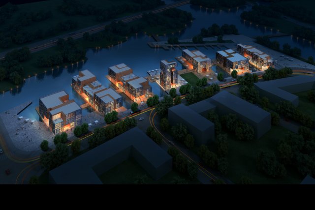 3d building 907 3D 모델 .c4d .max .obj .3ds .fbx .stl .blend