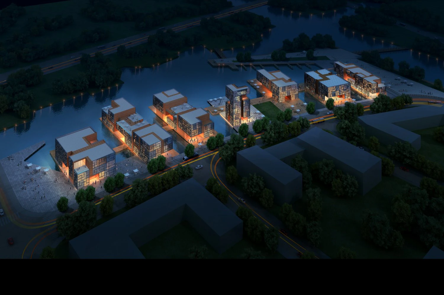 3d building 907 3D Model .c4d .max .obj .3ds .fbx .stl .blend 