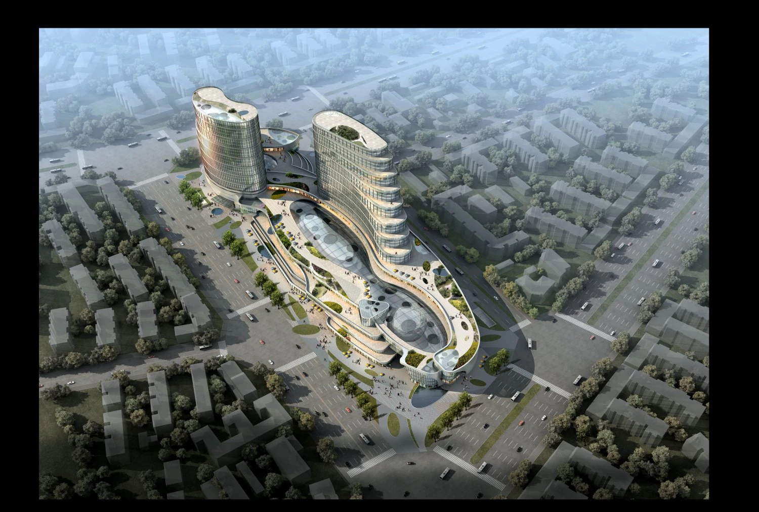 3d building 917 3D Model .c4d .max .obj .3ds .fbx .stl .blend 